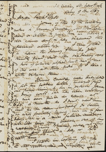 Letter from James Miller M'Kim, New York, [New York], to Richard Davis Webb, [18]67 Aug[ust] 9th