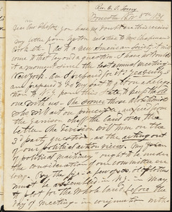 Letter from Charles Turner, Worcester, [Massachusetts], to Amos Augustus Phelps, 1834 Nov[ember] 8th