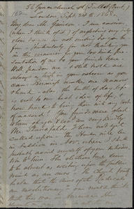 Letter from T.P. Strasey, London, [England], to William Lloyd Garrison, 1868 Sept[ember] 24th