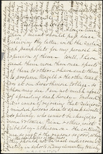 Letter from Lucretia Mott, Orange, N[ew] J[ersey], to Richard Davis Webb, 1871 [May] 4th