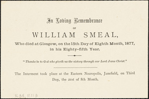 Letter from Hannah Swan, Underhill, High fell, Gateshead-on-Tyne, [England], to William Lloyd Garrison, 1877 July