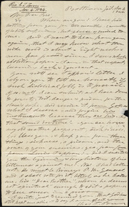 Letter from Charles Turner Torrey, Baltimore, [Maryland], to Amos Augustus Phelps, 1844 Nov[ember] 4
