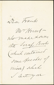 Letter from Wendell Phillips to Francis Jackson Garrison, [1878 February 18]