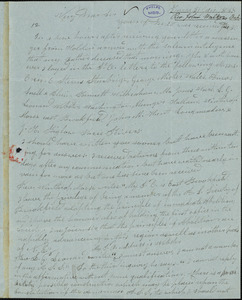 Letter from John Walker, Barre, Vermont, to Amos Augustus Phelps, 1838 Jan[uary] 31st