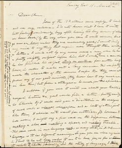 Letter from Elizur Timothy Washburn, [Hartford, Connecticut], to Amos Augustus Phelps, [1828] March 16
