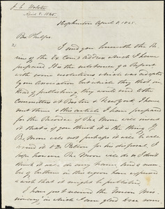 Letter from John Calvin Webster, Hopkington, [Massachusetts], to Amos Augustus Phelps, 1845 March 3