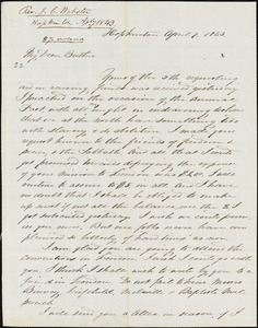 Letter from John Calvin Webster, Hopkington, [Massachusetts], to Amos Augustus Phelps, 1843 April 7th