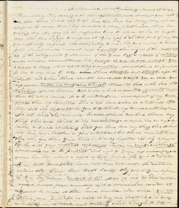 Letter from William P. Weeks, South Berswick, [Maine], to Amos Augustus Phelps, 1828 March 22