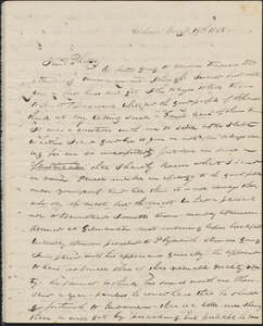 Letter from William P. Weeks, Hebron, [New Hampshire], to Amos Augustus Phelps, 1828 Aug[ust] 19th