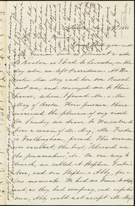 Letter from Mary Grew, Lenox, to Helen Eliza Garrison, 1861 Aug[ust] 27th