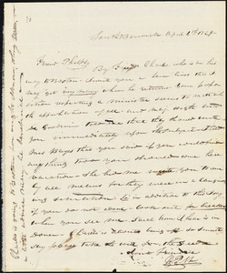 Letter from William P. Weeks, South Berwick, [Maine], to Amos Augustus Phelps, 1829 April 4th