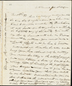 Letter from William P. Weeks, South Berwsick, [Maine], to Amos Augustus Phelps, 1829 Oct[ober] 5