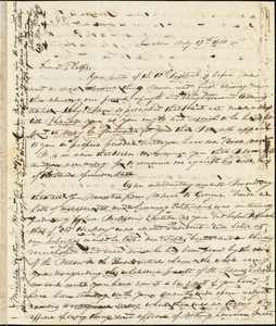 Letter from William P. Weeks, Canaan, [New Hampshire], to Amos Augustus Phelps, 1830 July 19