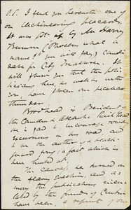 Letter from James Miller M'Kim, [Philadelphia, Pennsylvania], [1863 October 1]