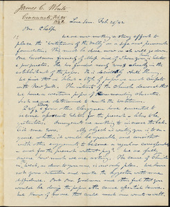 Letter from James C. White, [Cincinnati, Ohio], to Amos Augustus Phelps, 1842 Feb[ruary] 25