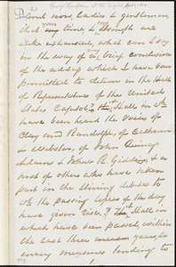 Letter from George Thompson, [Washington, D.C.], [1864 April 6]