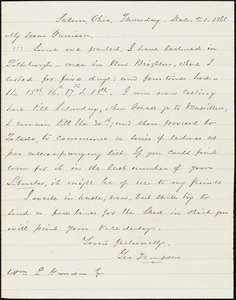 Letter from George Thompson, Salem, Ohio, to William Lloyd Garrison, 1865 Dec[ember] 21