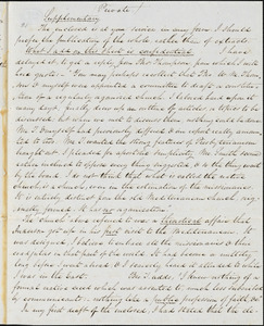Letter from Samuel Wolcott, Longmeadow, [Massachusetts], to Amos Augustus Phelps, 1846 Mar[ch] 9