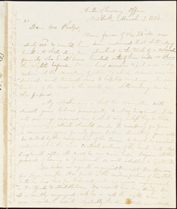 Letter from Elizur Wright, New York, to Amos Augustus Phelps, 1834 March 3