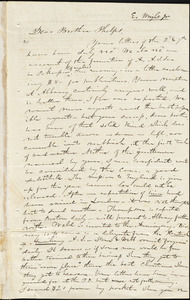 Letter from Elizur Wright, New York, to Amos Augustus Phelps, 1835 April 1st