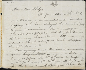 Letter from Elizur Wright, New York, to Amos Augustus Phelps, 1835 June 1