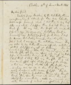 Letter from Richard Davis Webb, Dublin, [Ireland], to William Lloyd Garrison, 1841 [February] 11th