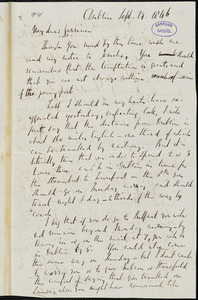 Letter from Richard Davis Webb, Dublin, [Ireland], to William Lloyd Garrison, 1846 Sept[ember] 29