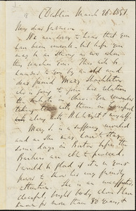 Letter from Richard Davis Webb, Dublin, [Ireland], to William Lloyd Garrison, 1851 March 26
