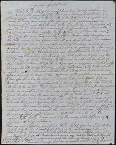 Letter from Henry Titus, Jericho, [New York], to William Lloyd Garrison, 1854 April 12th