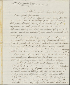 Letter from Jonathan Walker, Astoria, L[ong] I[sland], [New York], to William Lloyd Garrison, 1864 Aug[ust] 26