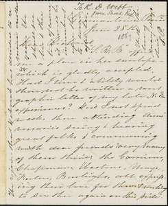 Letter from Sarah Pugh, Germantown, Penn[sylvani]a, to Richard Davis Webb, [1869] June 28th