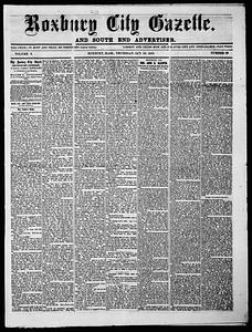 Roxbury City Gazette and South End Advertiser, October 22, 1863