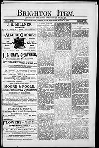 The Brighton Item, March 12, 1892