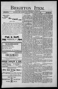 The Brighton Item, October 14, 1893
