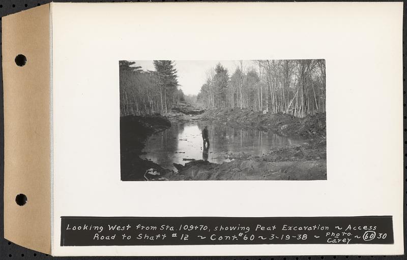 Contract No. 60, Access Roads to Shaft 12, Quabbin Aqueduct, Hardwick
