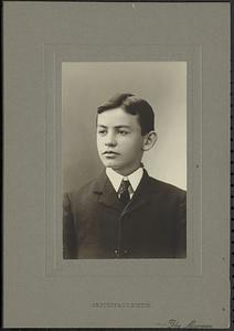 Boston Latin School 1902 Senior portrait, John Benedict Godvin