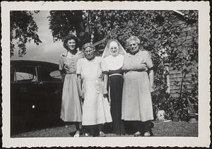 Katie Smikes, Ann Dudley (her daughter) and her two sisters, one of whom was a nun