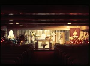 Sacred Heart Italian Church lower church North Square North End Boston