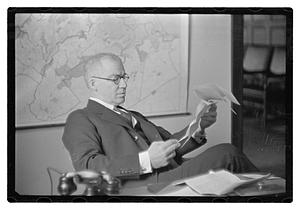 Eliot Wadsworth, Pres. Of Chamber of Commerce