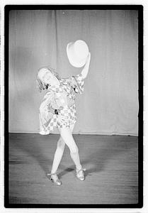 Girl dancer in costume