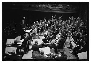 Harvard & Radcliffe Glee Clubs symphony Boulanger conducting, Symphony Hall