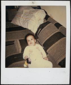 Baby on a couch