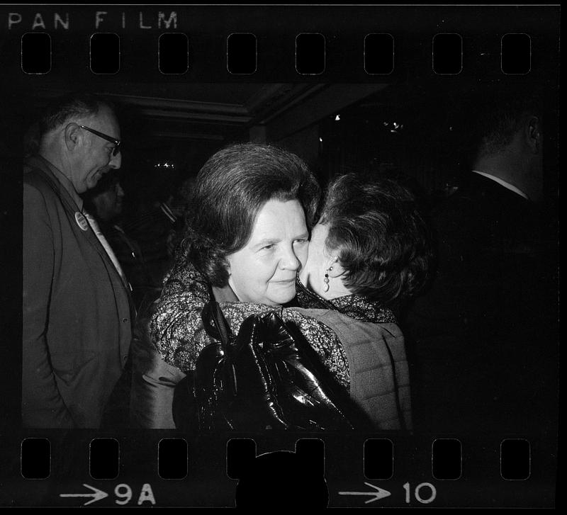 Louise Day Hicks after losing her bid for mayor, Boston