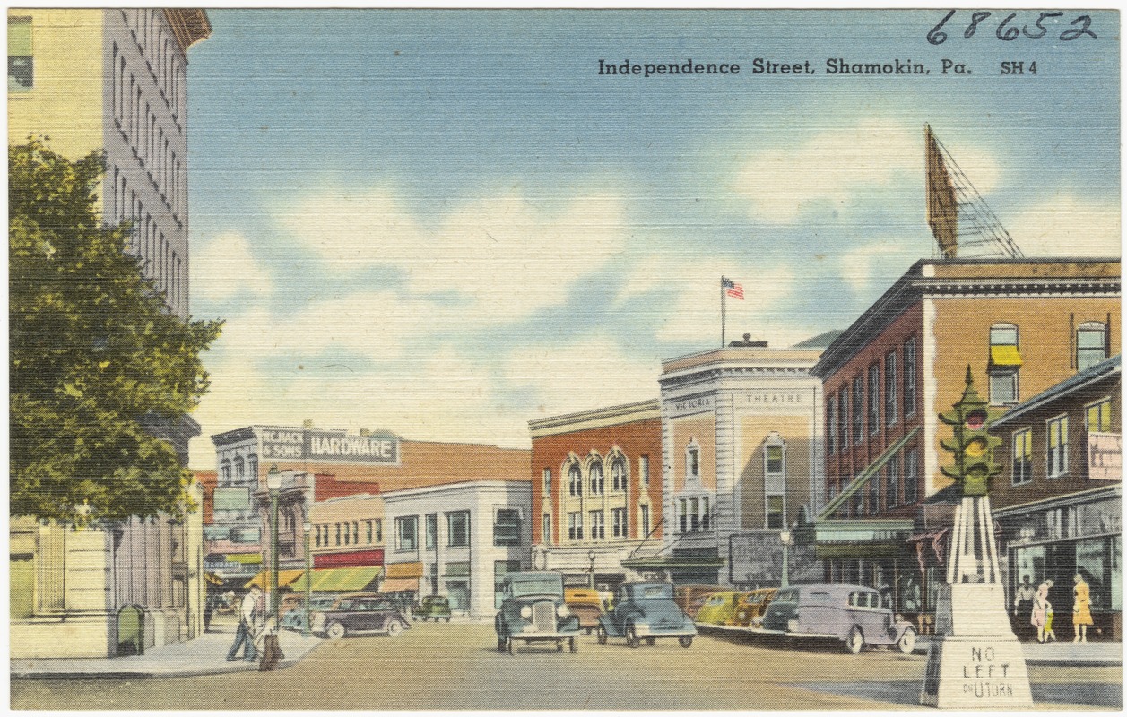 Independence Street, Shamokin, Pa. Digital Commonwealth