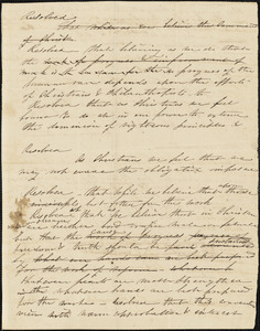Letter from Sarah Moore Grimkè