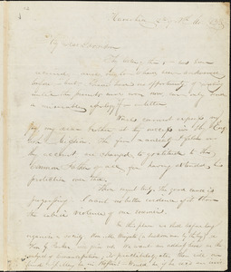Letter from John Greenleaf Whittier, Haverhill, [Massachusetts], to William Lloyd Garrison, 1833 [November] 12th