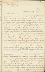 Letter from Sarah Moore Grimkè, Belleville, [New Jersey], to Elizabeth Pease Nichol, 1840 May