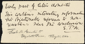 Letter from Sarah Moore Grimkè, Belleville, [New Jersey], to Elizabeth Pease Nichol, 1842 February 11