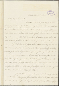Letter from Sarah Moore Grimkè, Fort Lee, to Elizabeth Pease Nichol, 1838 [November] 18