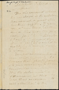 Letter from Henry Clarke Wright, Litchfield, O[hio], to William Lloyd Garrison, [18]52 Sept[ember] 10